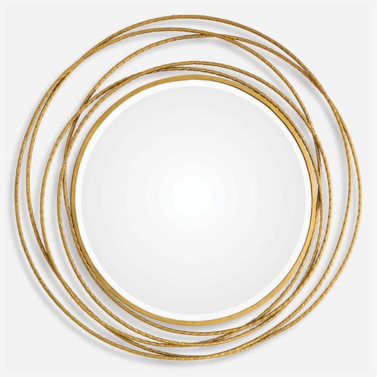 Whirlwind Round Mirror by Uttermost