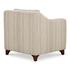 Hewitt Accent Chair Beige Stripe by Moes Home