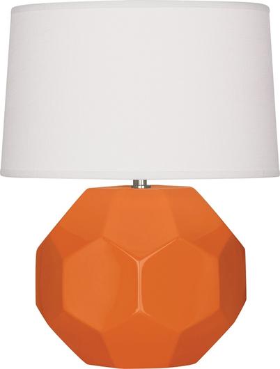 Pumpkin Franklin Table Lamp by Robert Abbey