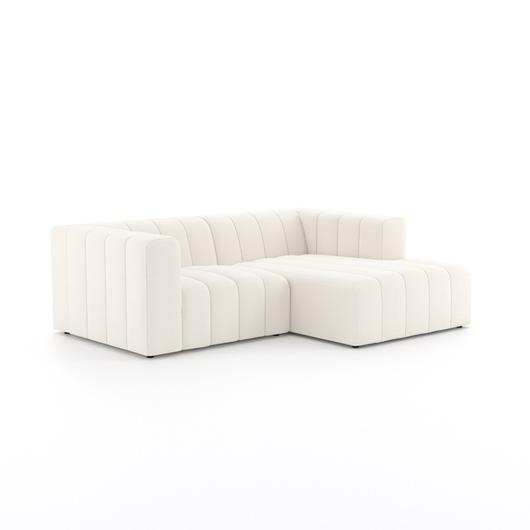 Langham Channeled 2pc Sectional In Raf Ch by FOUR HANDS