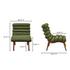 Arlo Accent Chair Dark Green by Moes Home