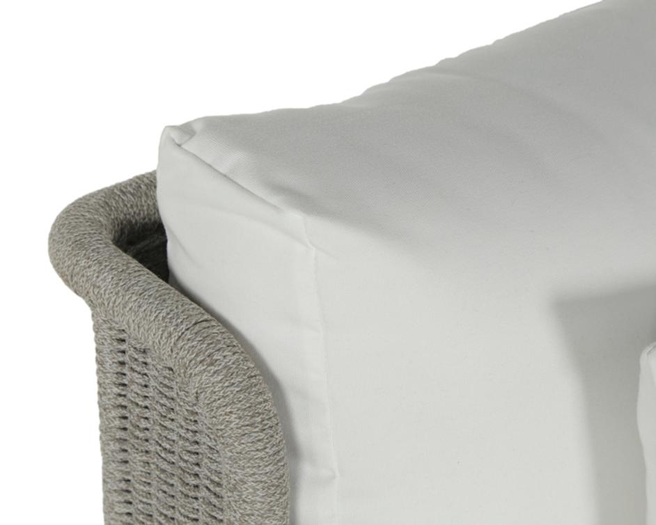 IBIZA ARMLESS CHAIR - NATURAL - STINSON WHITE by Sunpan