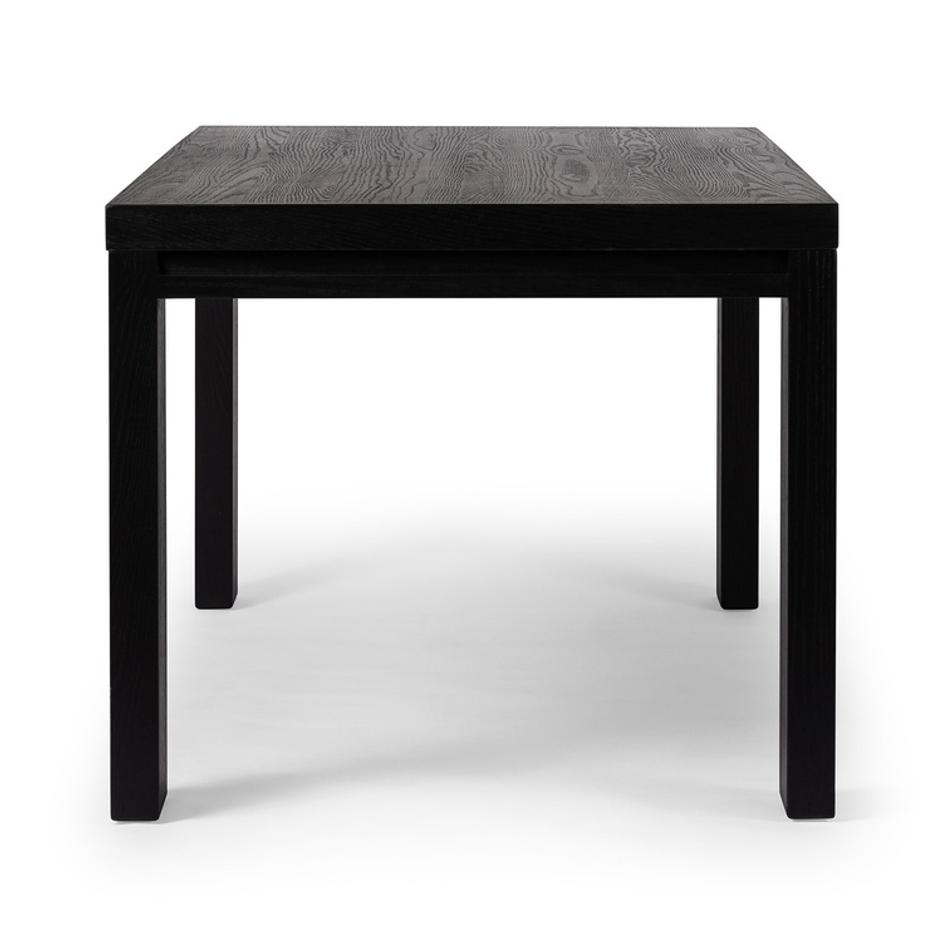 Millie Dining Table - Drifted Matte Black Veneer by Four Hands
