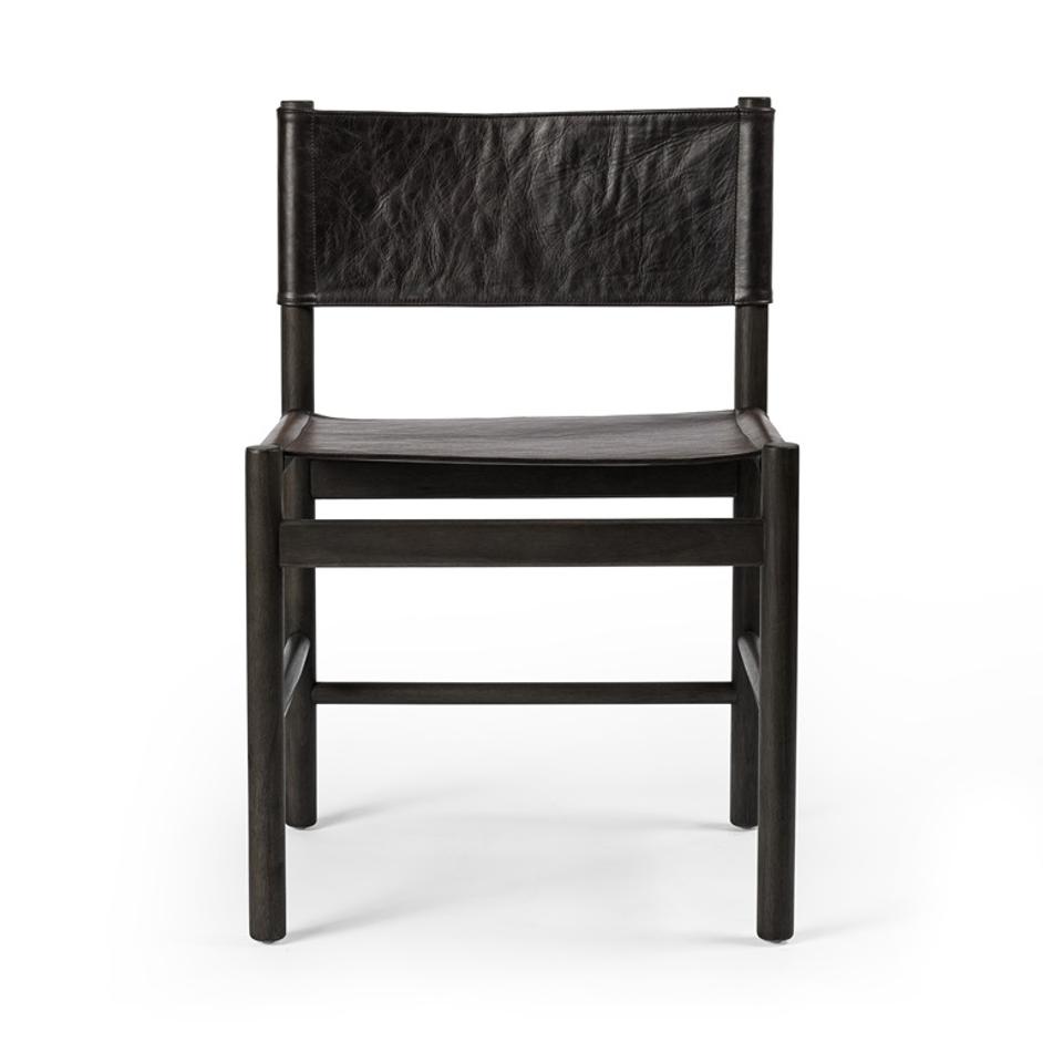 Kena Dining Chair In Charcoal Parawood by FOUR HANDS