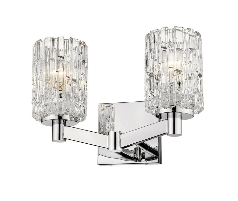 Aubrey 2 Light Vanity in Chrome Finish by Z-Lite