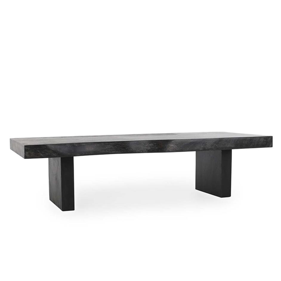 60" Coffee Table Black by Classic Home