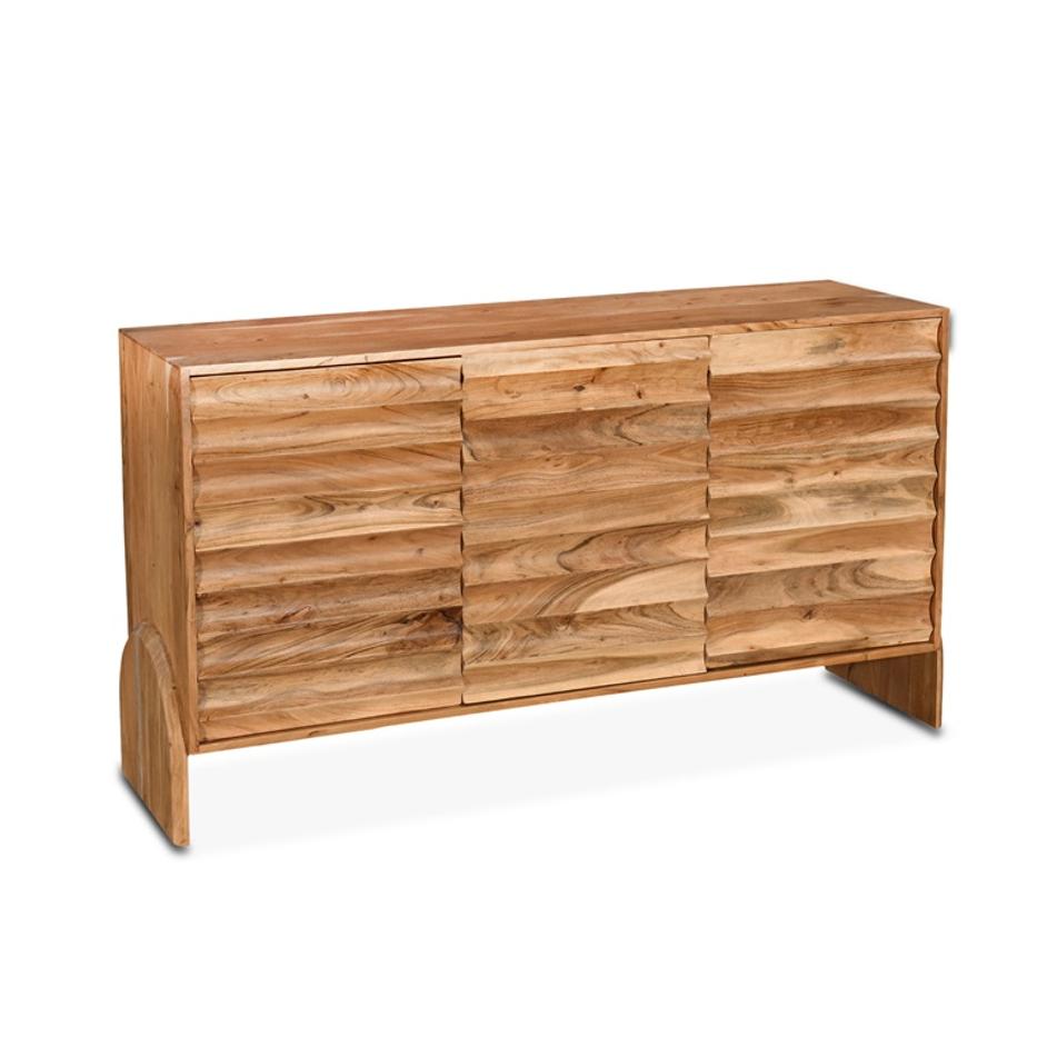 Catania Sideboard, Natural Acacia by Home Trends & Design