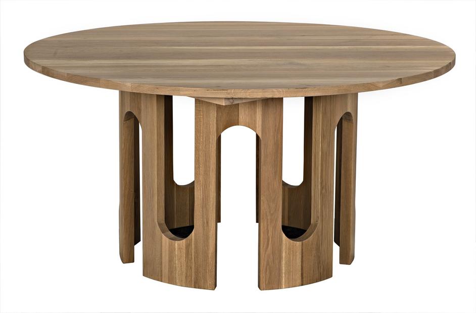 Kirill Table, White Oak by Noir Furniture