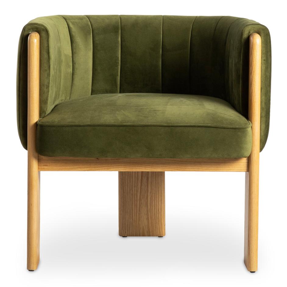 Sofi Accent Chair Truly Olive by Moes Home