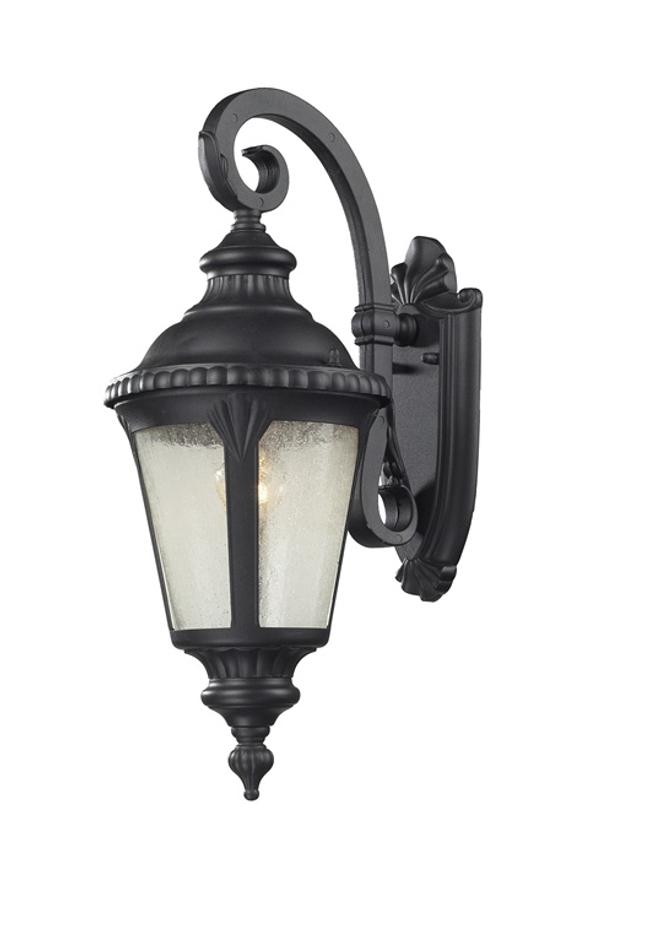 Medow 1 Light Outdoor Light in Black Finish by Z-Lite