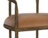 ZANATTA DINING ARMCHAIR - TAN LEATHER by Sunpan