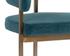 MARRIS DINING ARMCHAIR - GOLD - DANNY TEAL by Sunpan