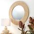 Meadow Seagrass Round Mirror by Jamie Young