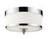 Cosmopolitan 3 Light Flush Mount in Chrome Finish by Z-Lite