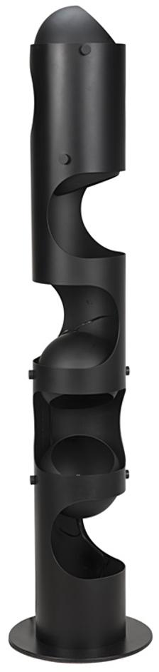 Columna Floor Lamp, Black Steel by Noir Furniture