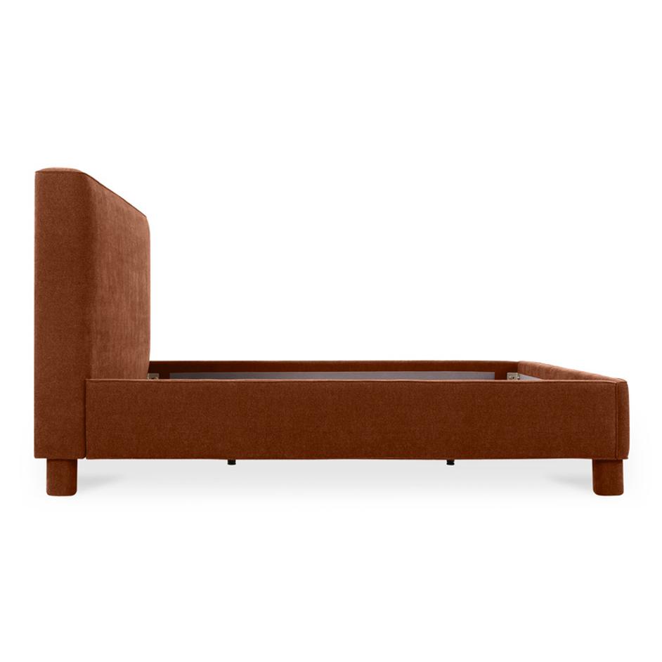 Ichigo Queen Bed Deep Orange by Moes Home