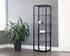 AMBRETTA BOOKCASE - SMALL - BLACK / SMOKE GREY by Sunpan