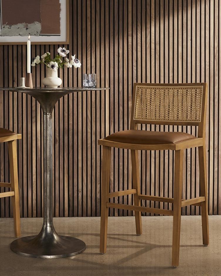 Sage Dining Stool In Butterscotch In Counter by FOUR HANDS