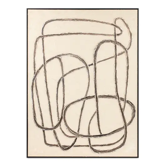 Encounters Framed Painting by Moes Home