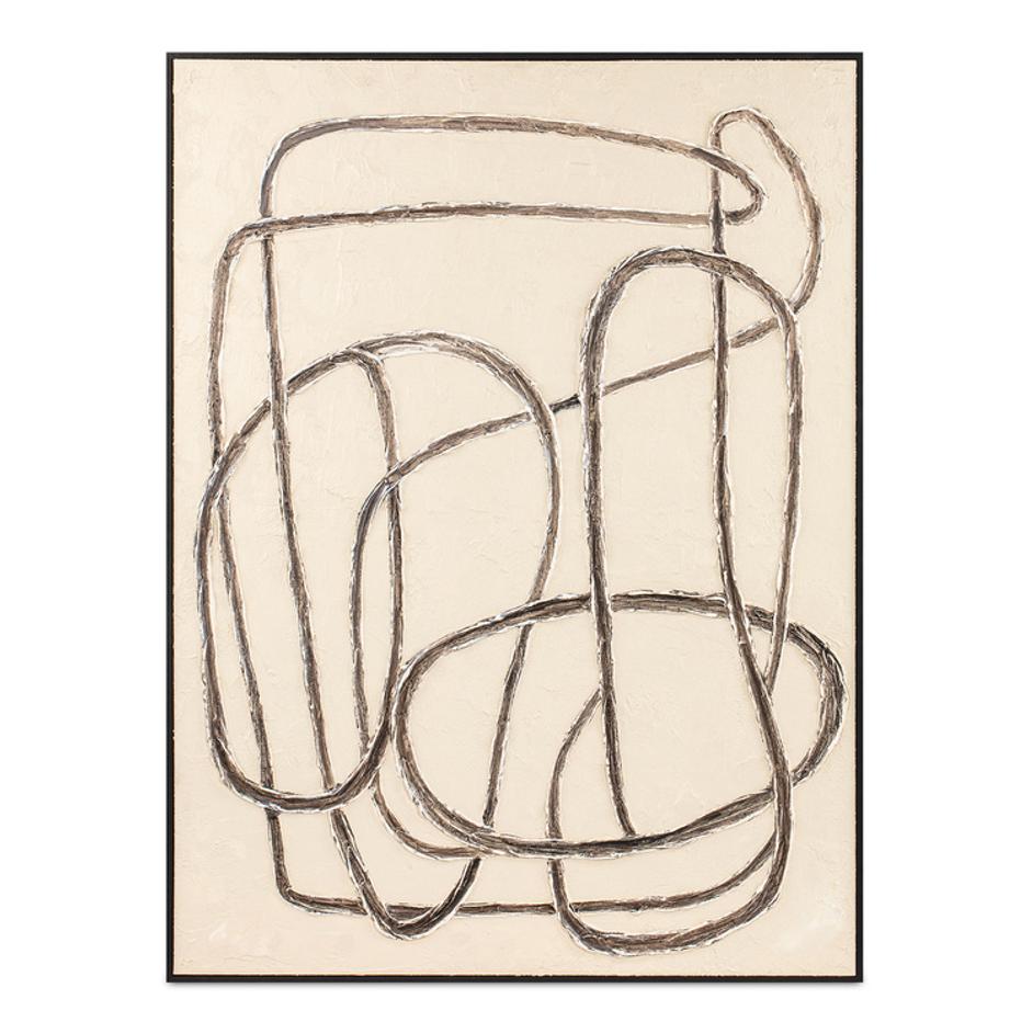 Encounters Framed Painting by Moes Home