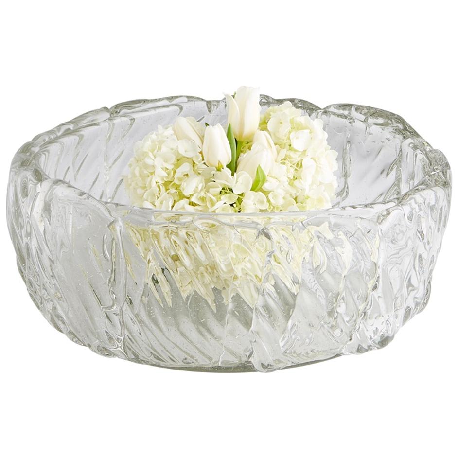 Clearly Thorough Bowl in Clear by Cyan Design