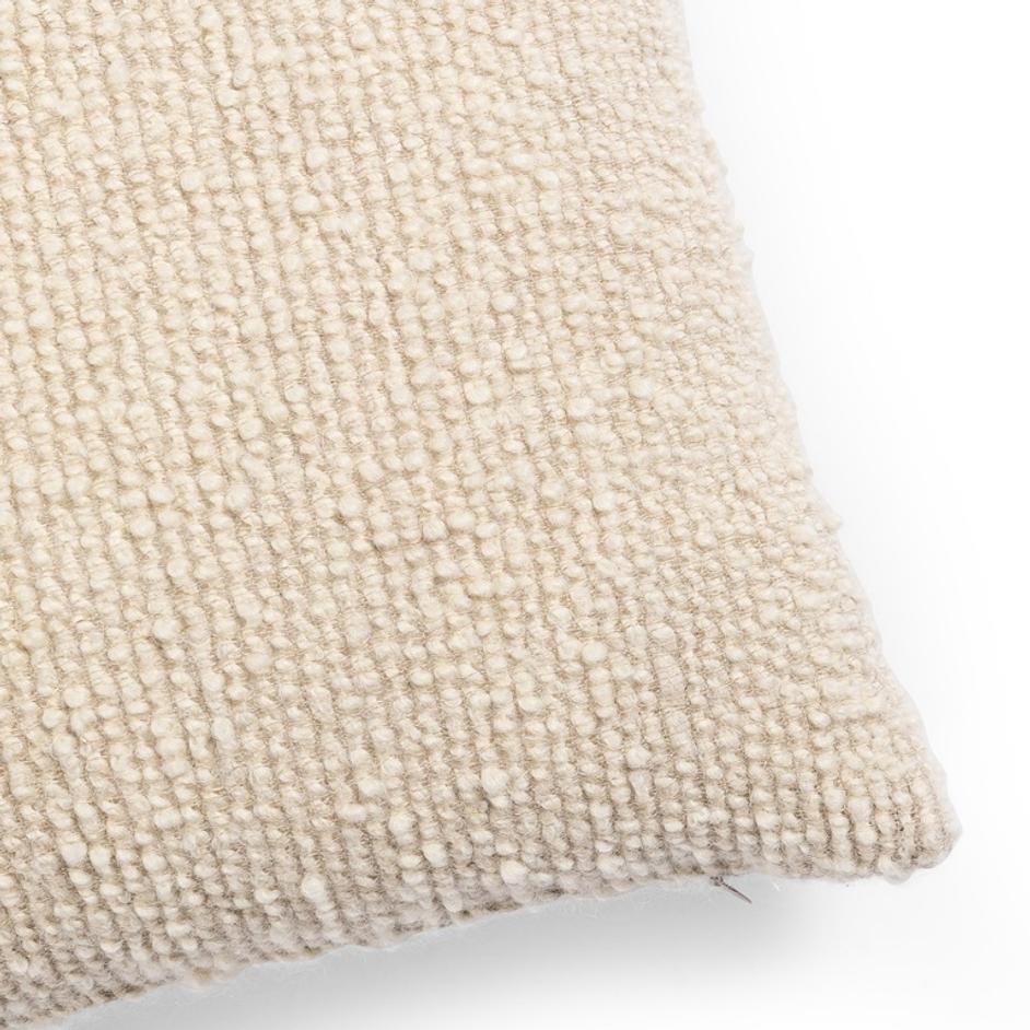 Francia Pillow in Oatmeal 16"x24" by FOUR HANDS