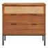 Caine Rattan Chest 3 Drawers In Brown by New Pacific Direct