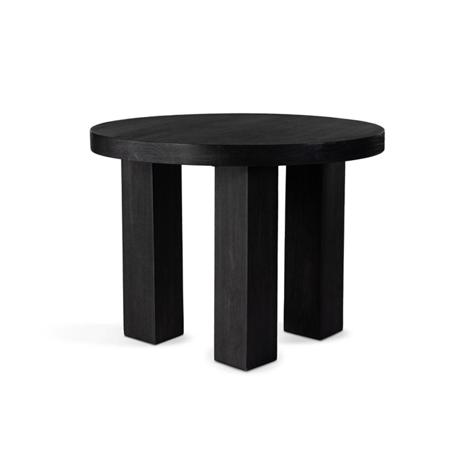 Mesa End Table - Ebony Parawood by Four Hands