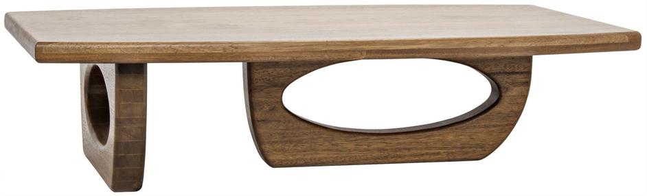 Douglas Dark Walnut Coffee Table by Noir Furniture