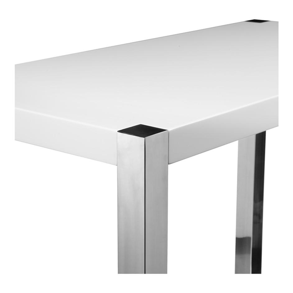 RIVA BAR TABLE WHITE by Moes Home