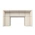Augustine Dining Banquette, U Shape - Capri Oatmeal by Four Hands