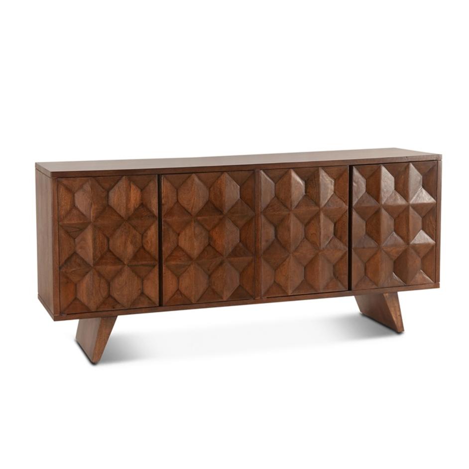Palermo 70" Sideboard Matte Brown by Home Trends & Design