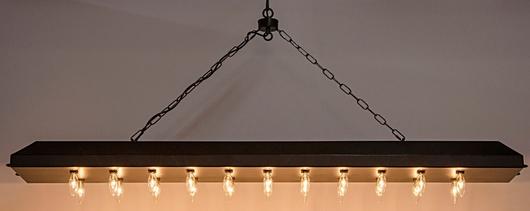 545 Club Pendant in Black Metal by Noir Furniture