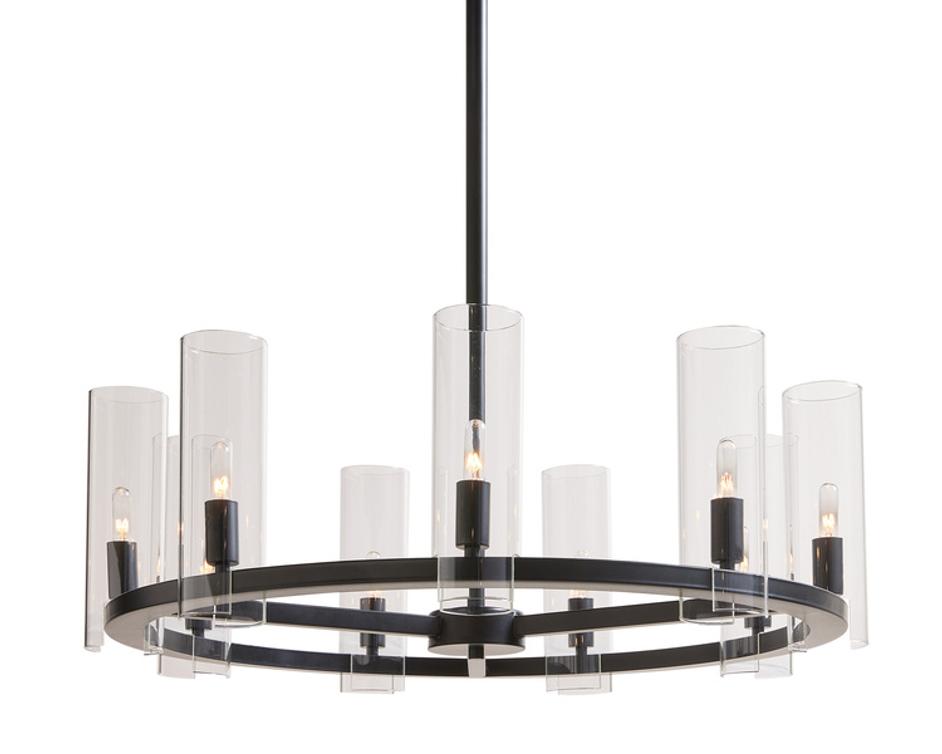 CLARABELLE CHANDELIER - SMALL - BLACK by Sunpan