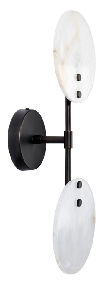 Oracle Alabaster Sconce by Jamie Young