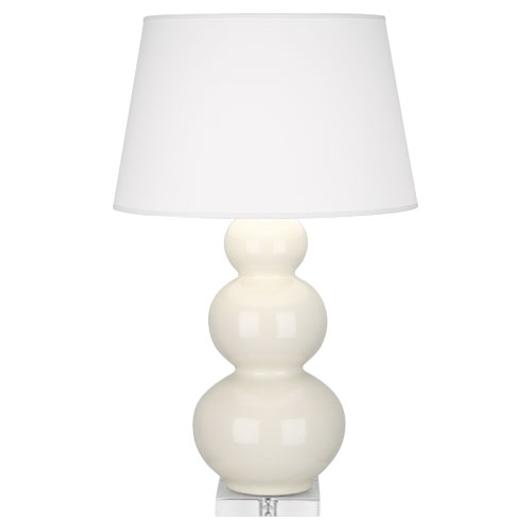 Bone Triple Gourd Table Lamp by Robert Abbey
