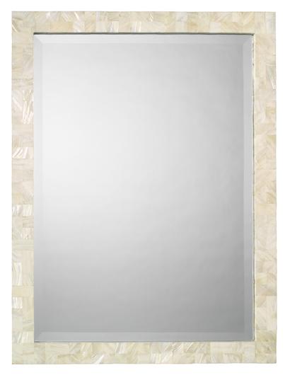 Rectangle Mother of Pearl Wall Mirror by Jamie Young