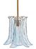 Cala 1-Light Blown Glass Pendant, Blue by Jamie Young