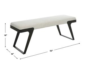 Hover Modern Bench by Uttermost