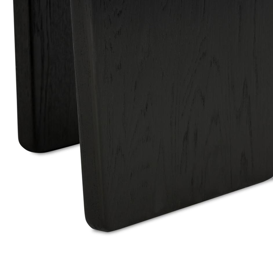 Kayin Bunching Coffee Tables-Set Of 2 - Brushed Black Oak Solid by Four Hands