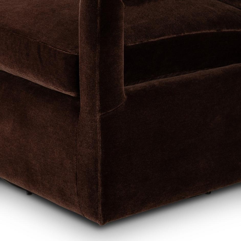 Olson Swivel Chair - Monte Chocolate by Four Hands