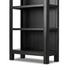 Wimberley Bookcase - Worn Black Parawood by Four Hands