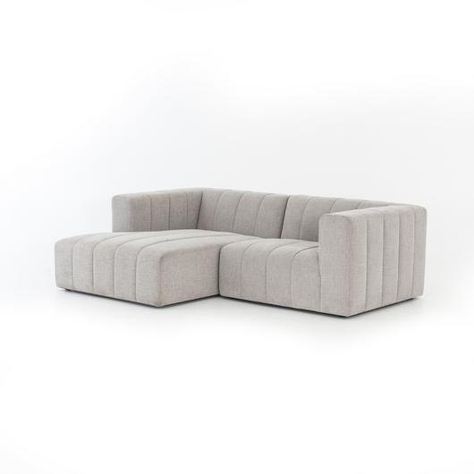 Langham Channelled 2-Pc Sectional-Laf Ch by FOUR HANDS
