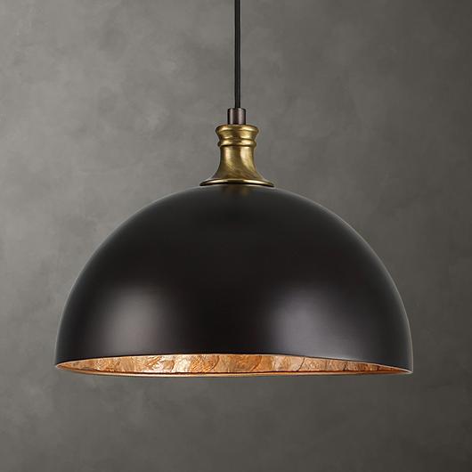 Placuna 1 Light Bronze Pendant by Uttermost