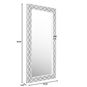 Navy Blue Floor Mirror by Pulaski Furniture