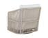 ALLARIZ SWIVEL ARMCHAIR - GREIGE - STINSON WHITE by Sunpan