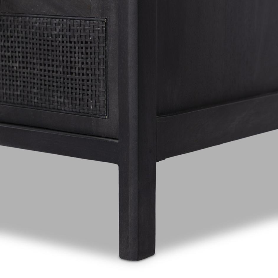 Sydney Large Nightstand - Black Wash by Four Hands
