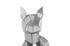 Crazy Cut Dog, Stainless Steel, Silver by PHILLIPS COLLECTION