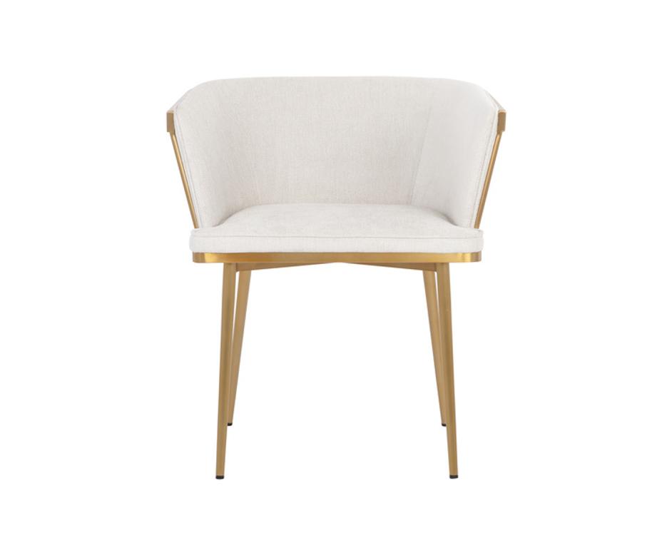 CAILY DINING ARMCHAIR - POLO CLUB MUSLIN by Sunpan