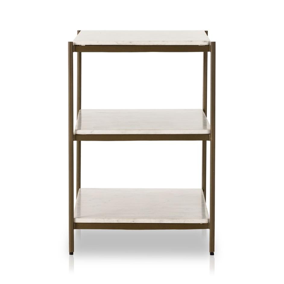 Felix Large Nightstand In Antique Brass by FOUR HANDS